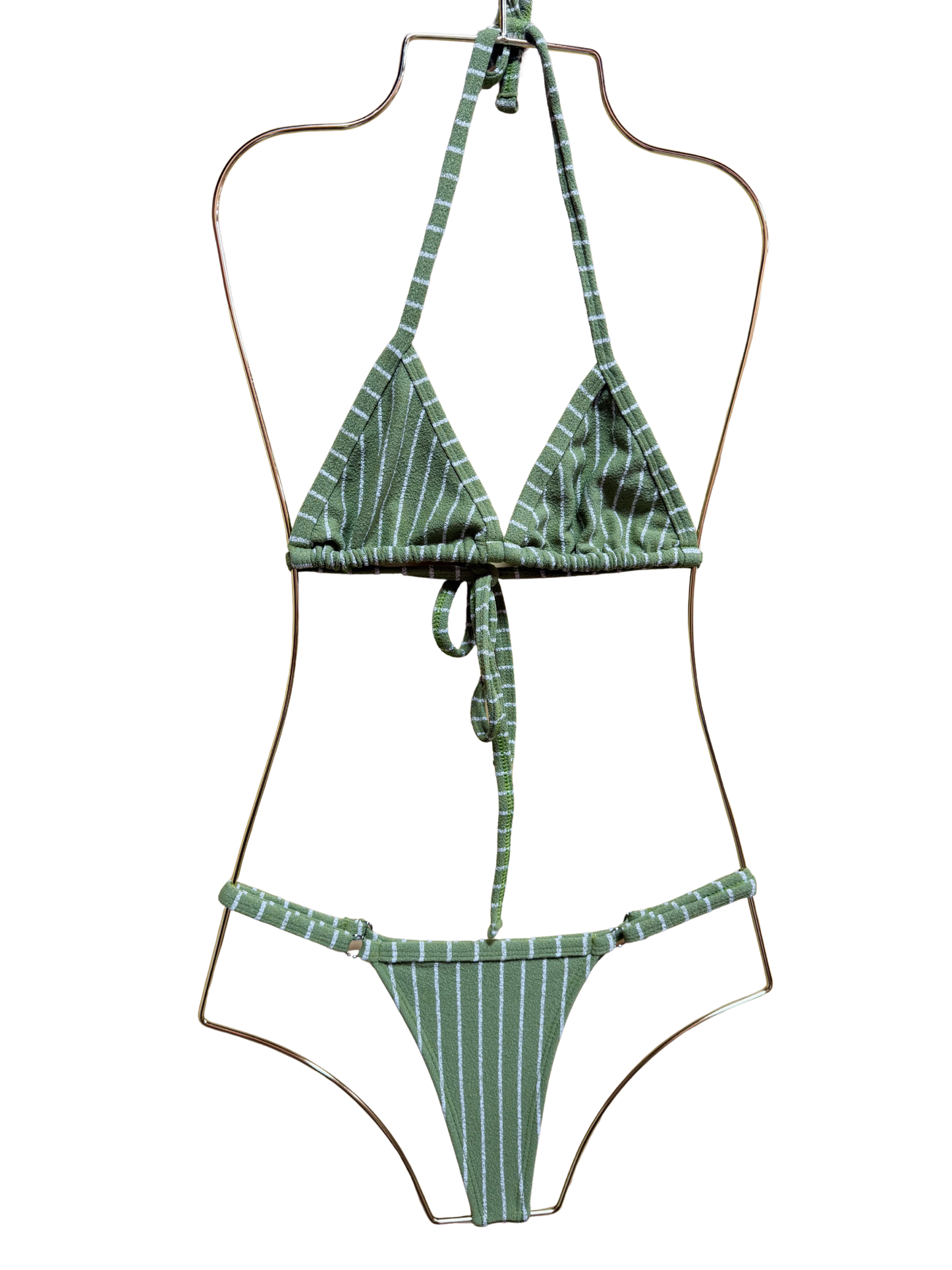 Terry Green Tan Top