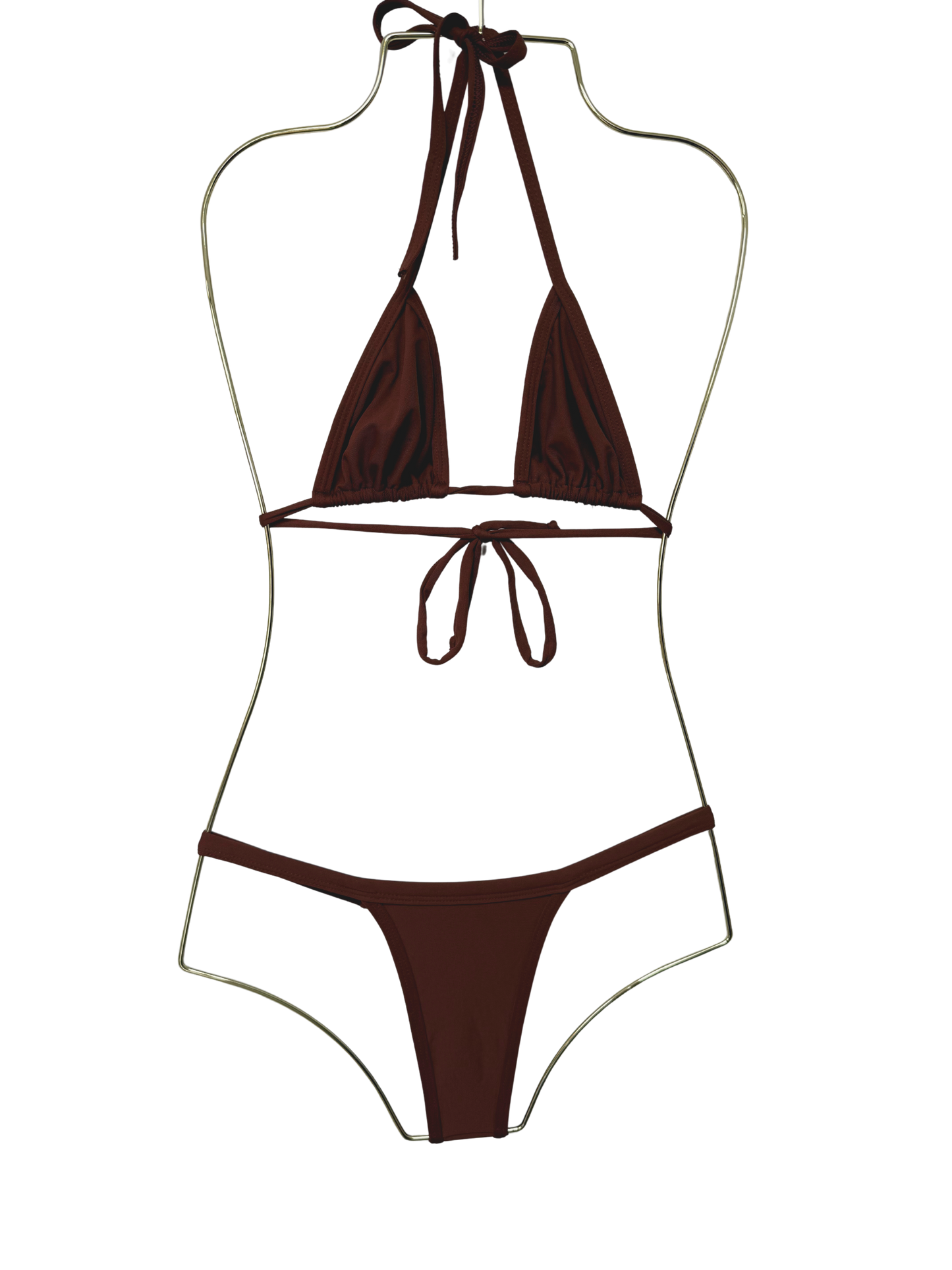 Brown Fita Bikini