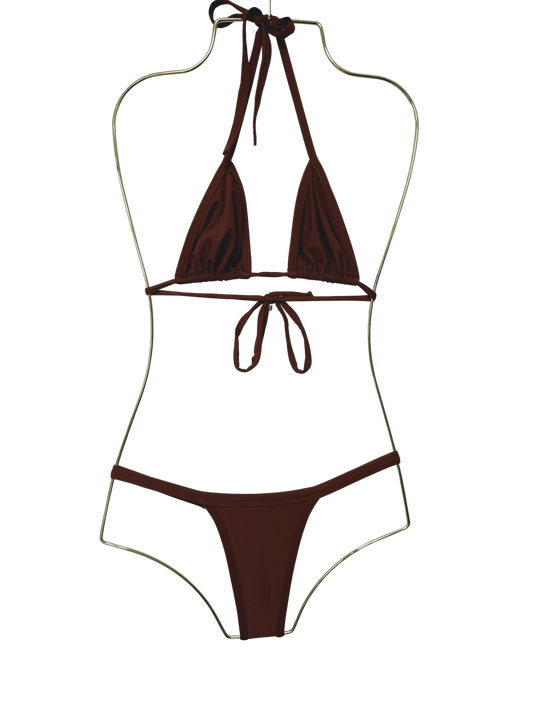 Brown Fita Bikini