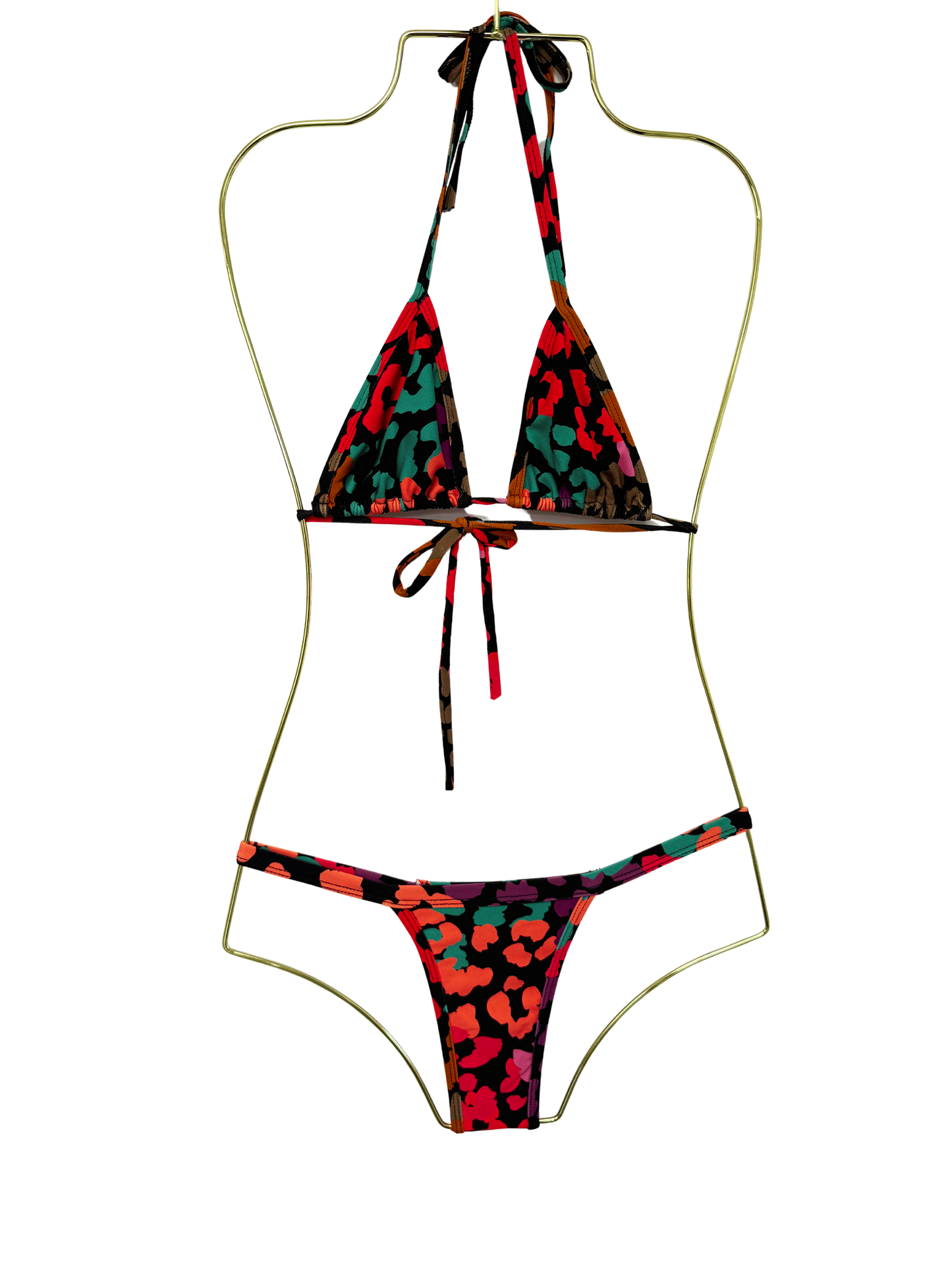 Color Animal Print Fita Bikini
