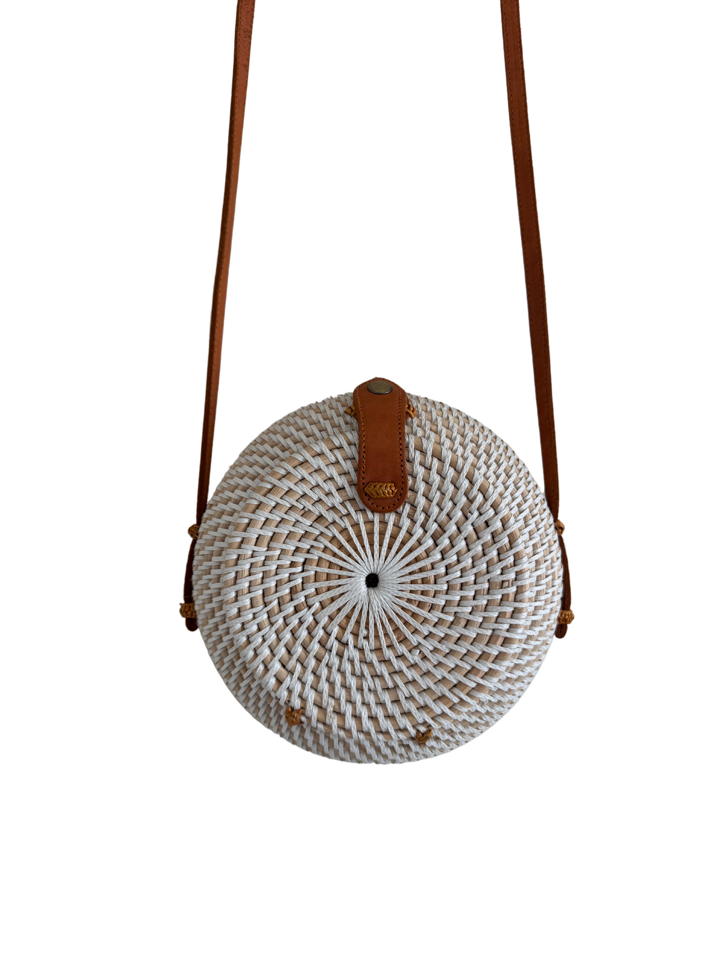 Thali Raffia Round Bag