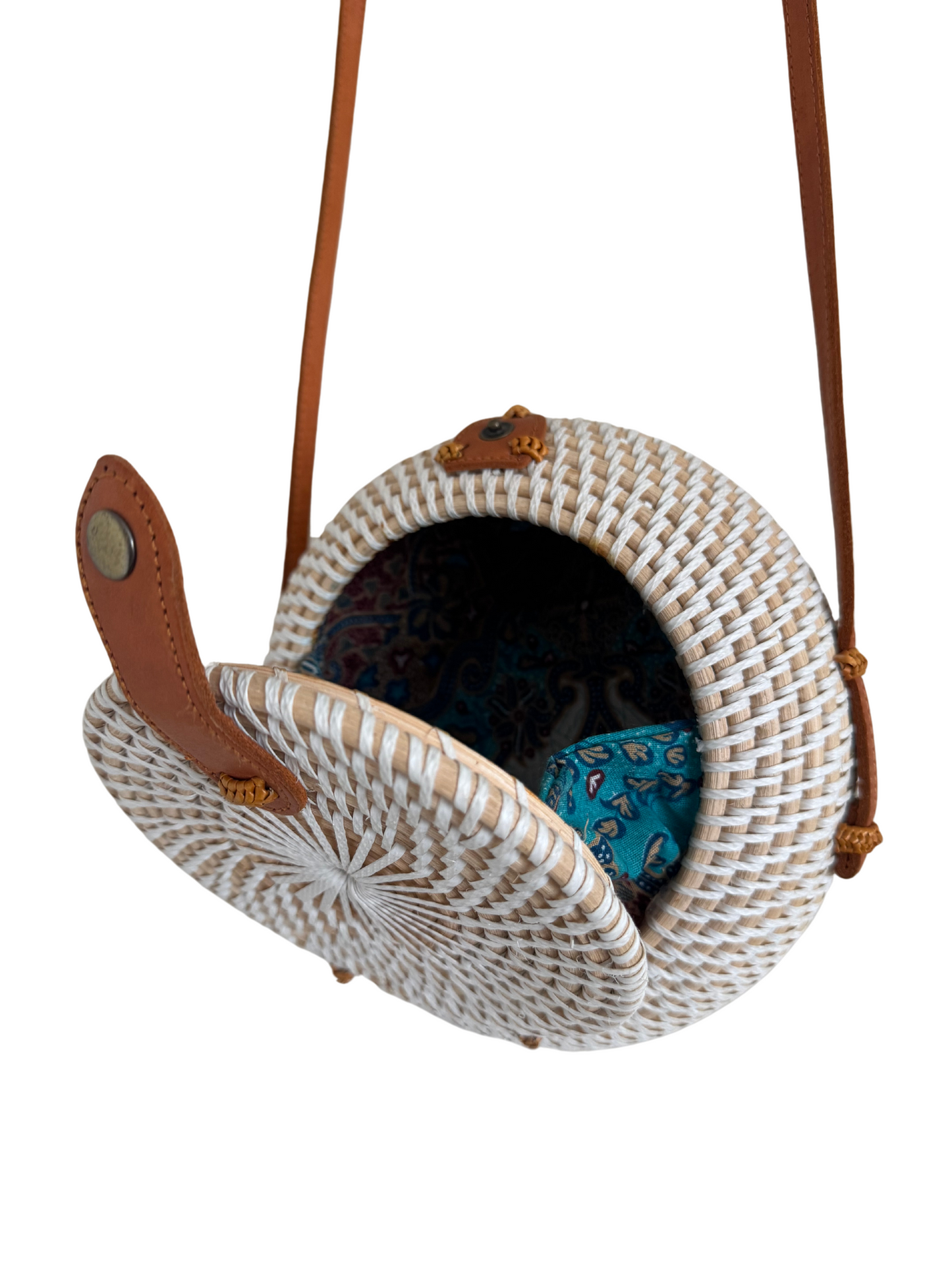 Thali Raffia Round Bag