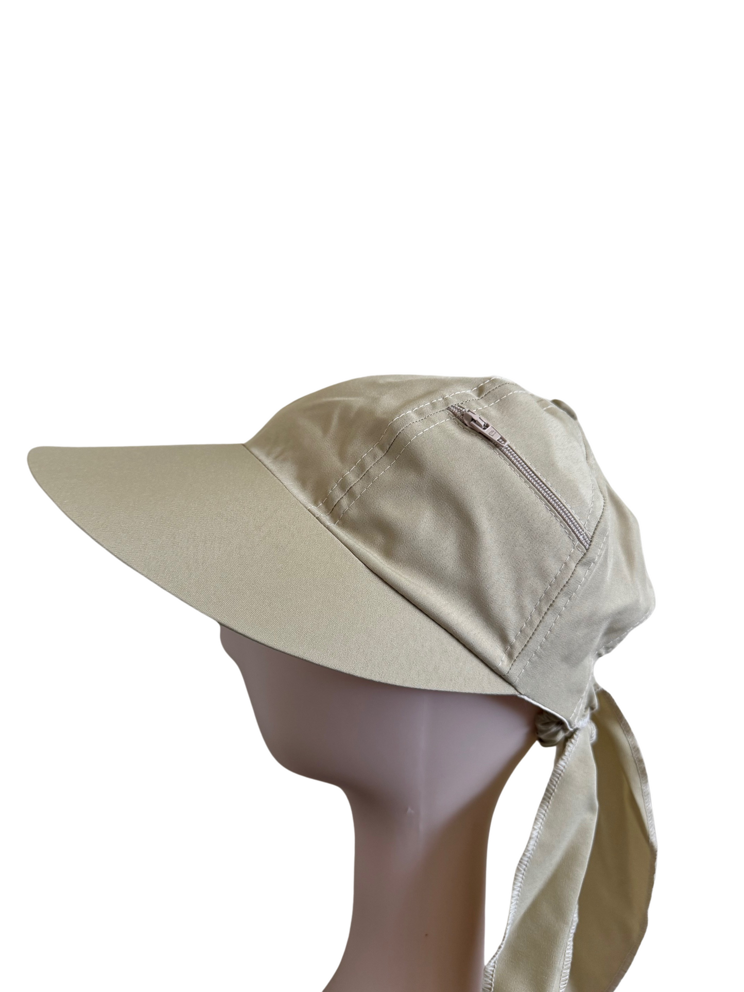 Zippered Beach Visor