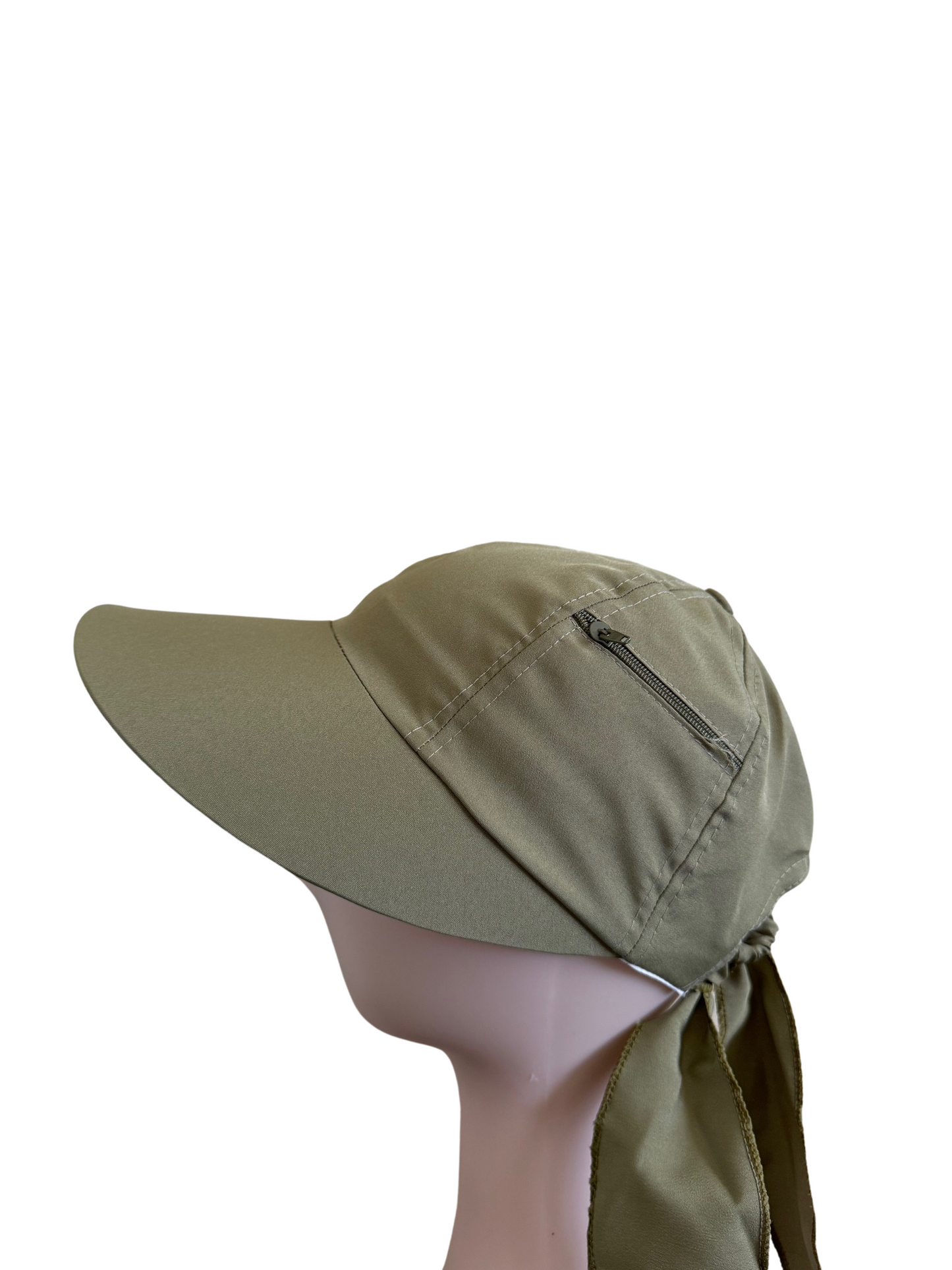 Zippered Beach Visor
