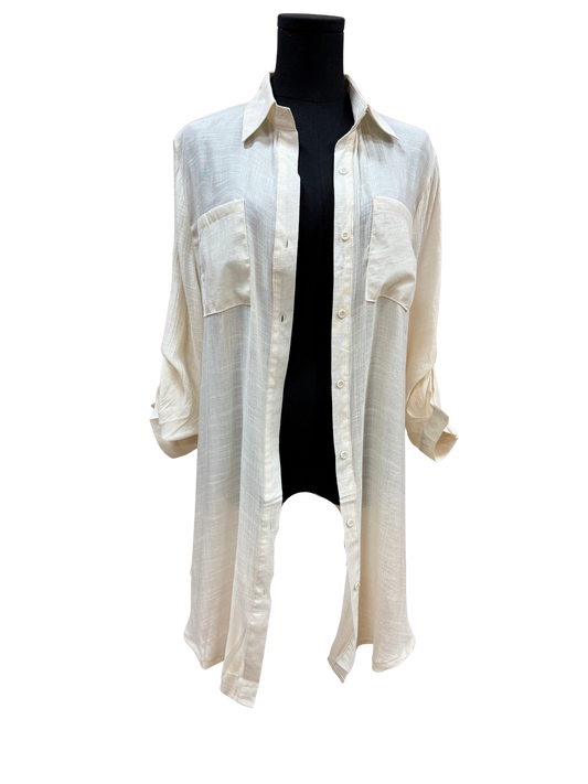 Linen Beach Overshirt