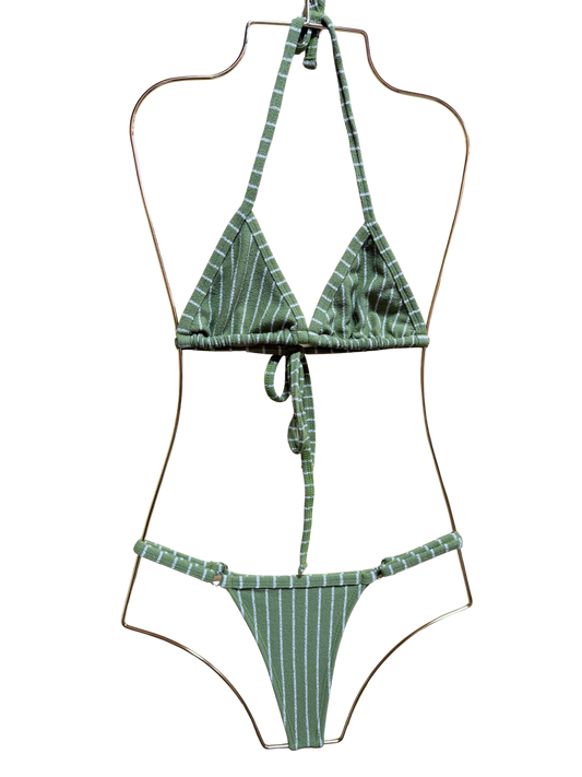 Terry Green Tan Bottom