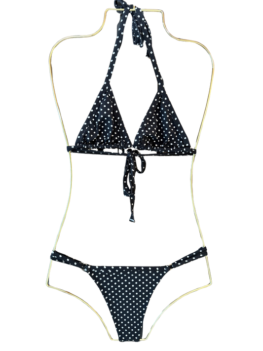 Black Dot Tan Bottom