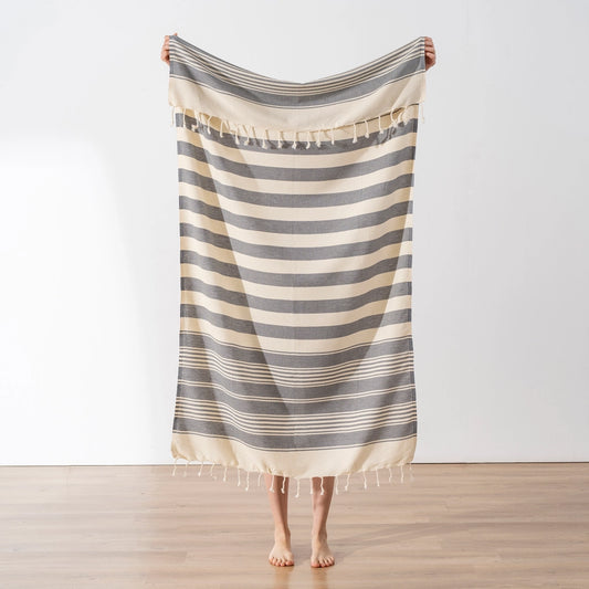 Slate Turkish Beach Towel