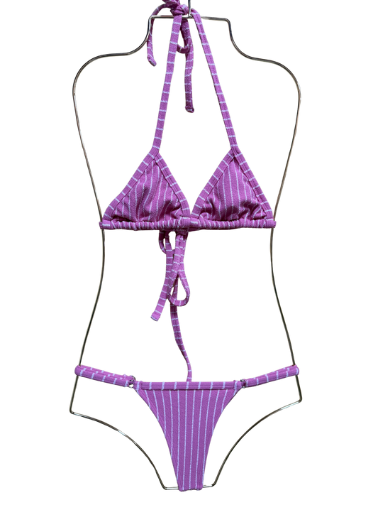 Terry Pink Tan Bottom