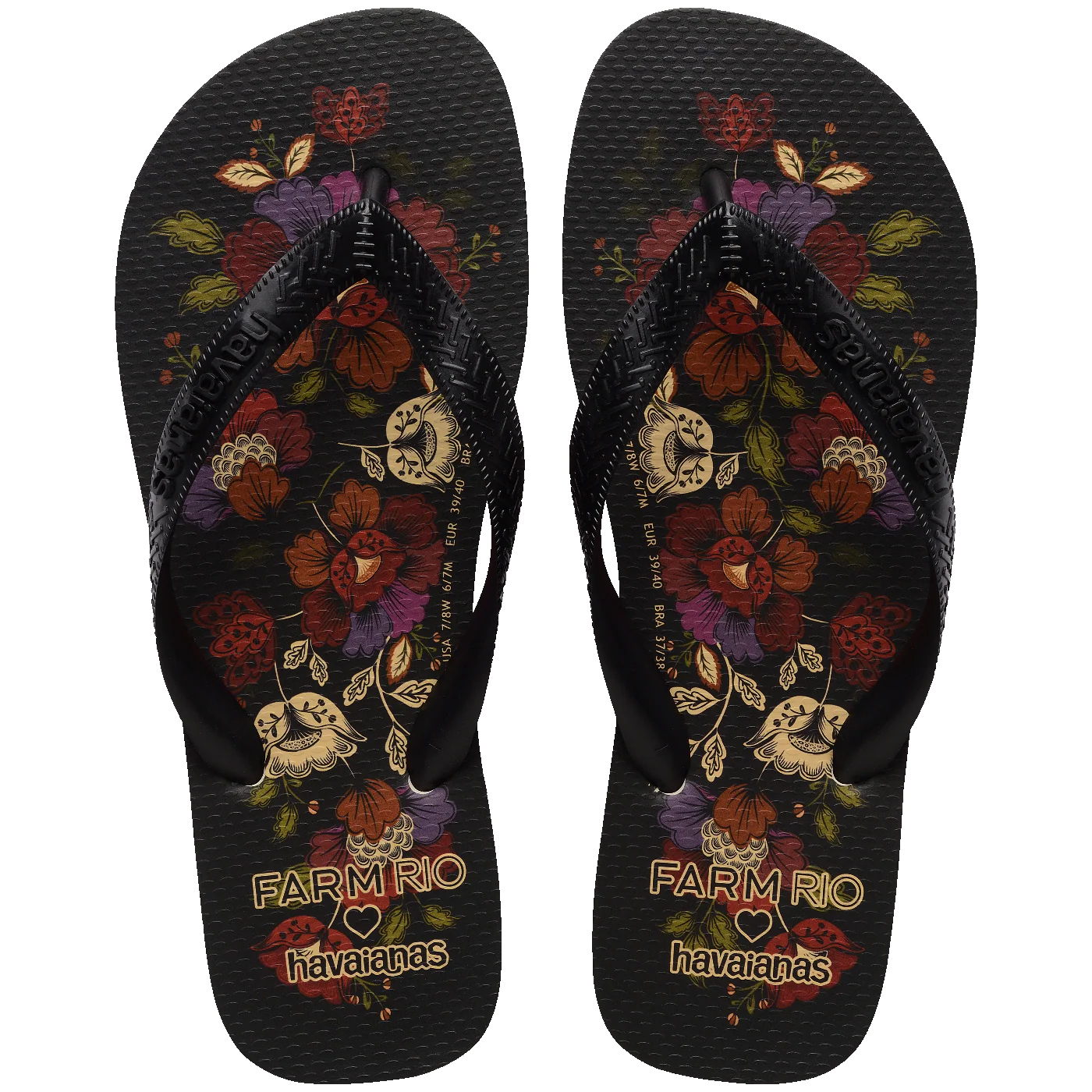Dark Flower Havaianas