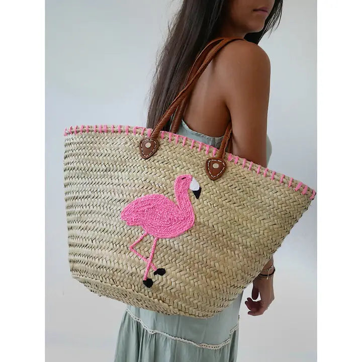 Flamingo Beach Bag